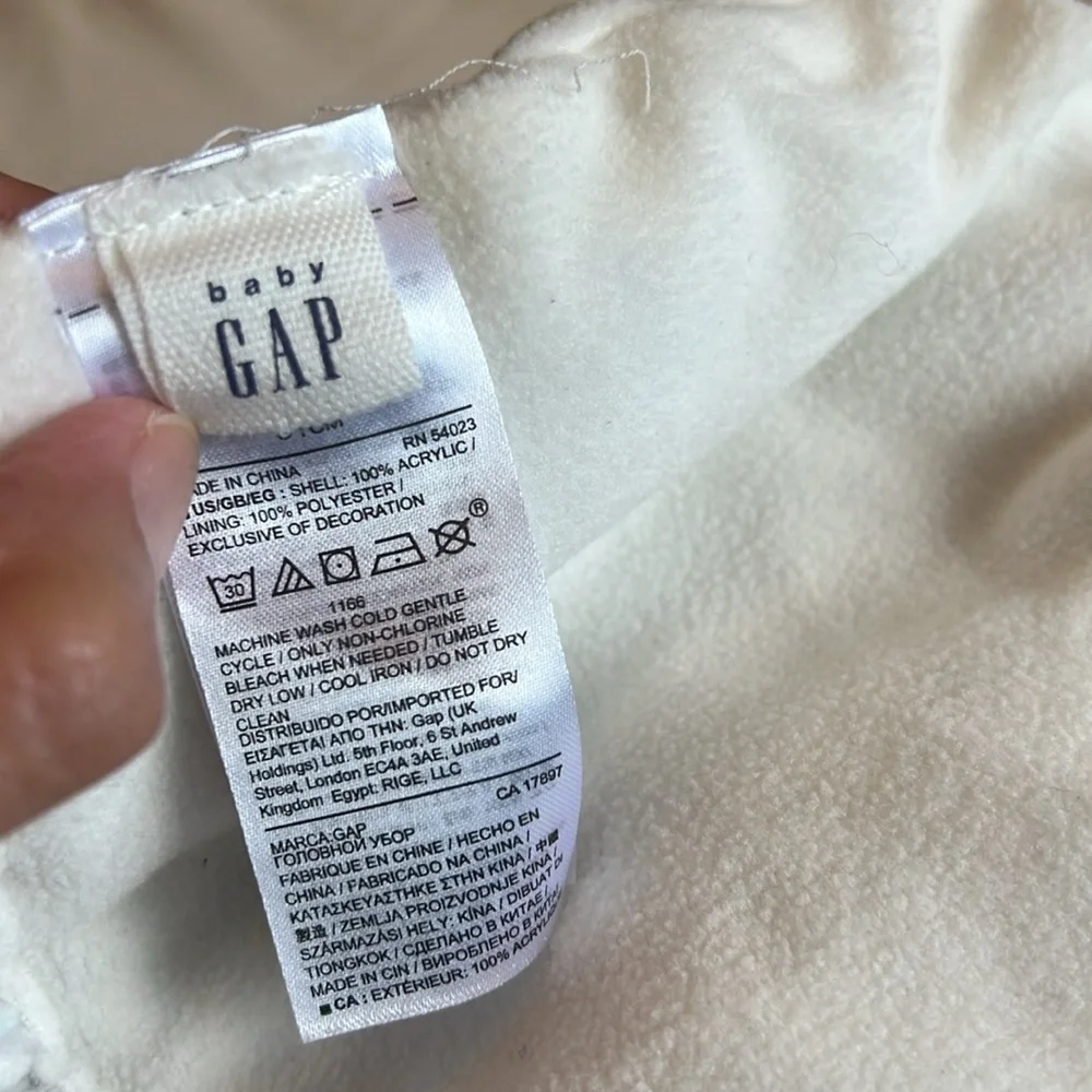 GAP Kids | Gray | KITTY KNITTED HAT warm microfiber lining